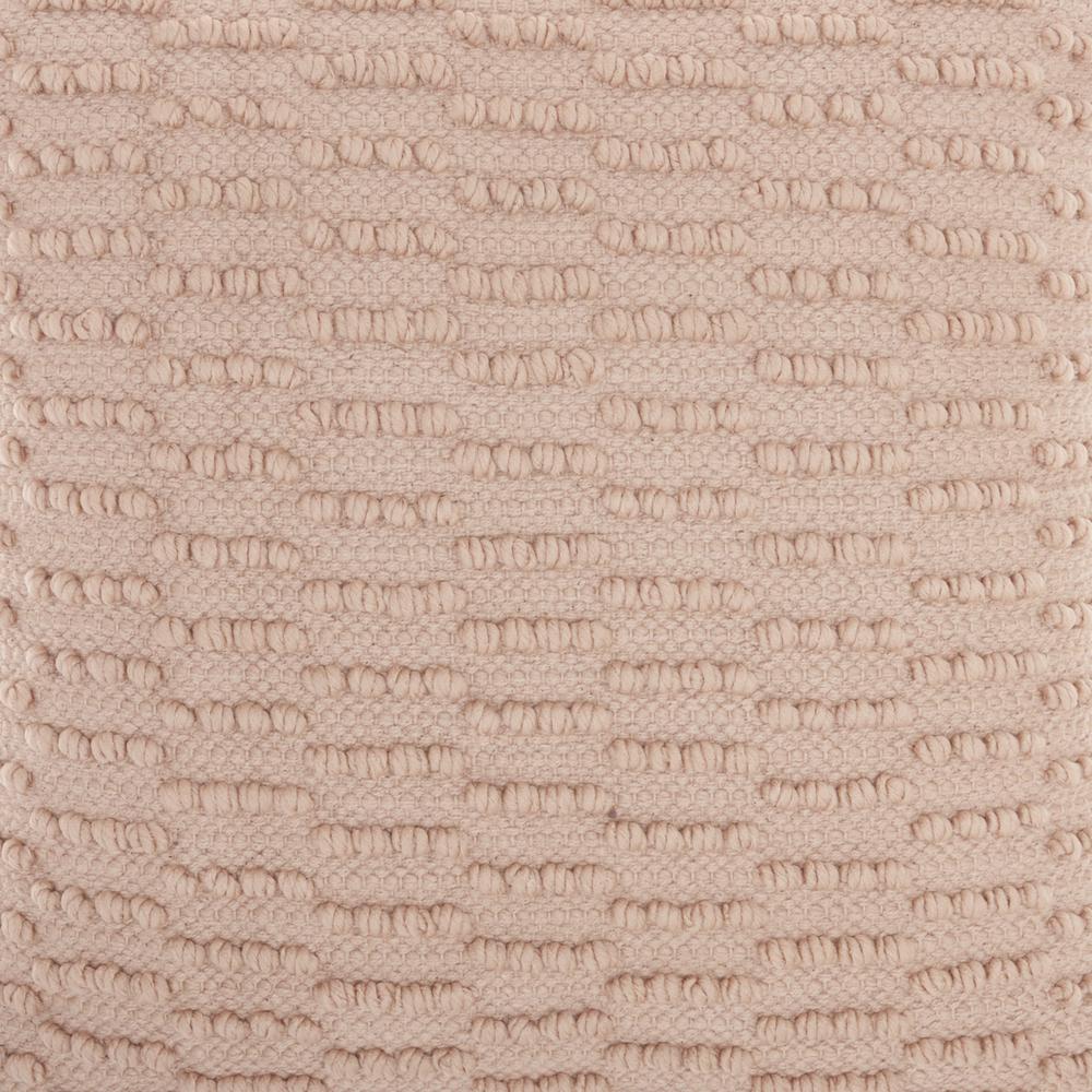 Blush Textured Broken Stripes Throw Pillow - 386178. Picture 4