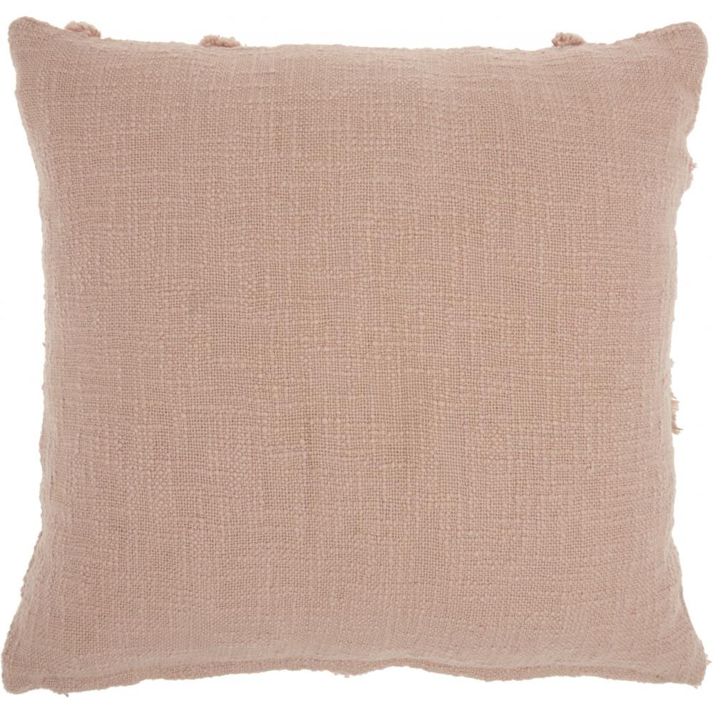 Boho Chic Blush Textured Lines Throw Pillow - 386304. Picture 2