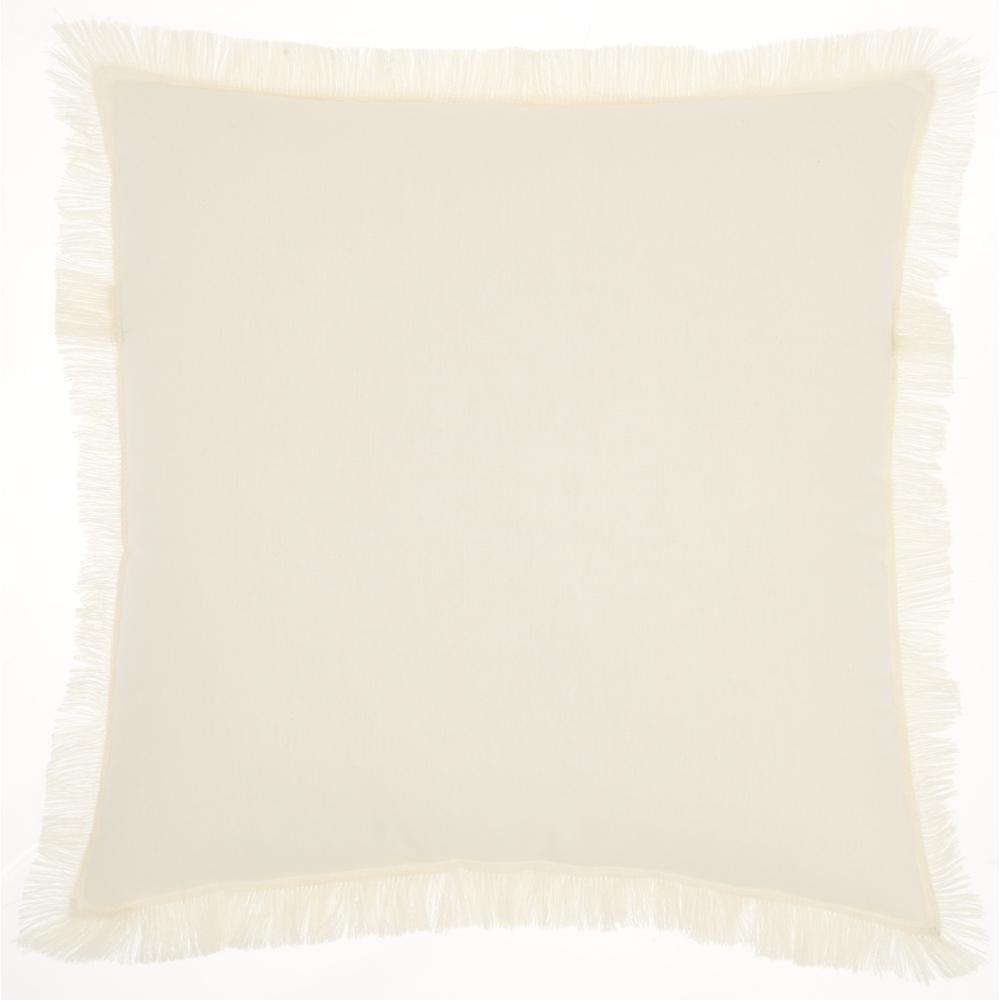 Solid Ivory Contemporary Throw Pillow - 386344. Picture 1