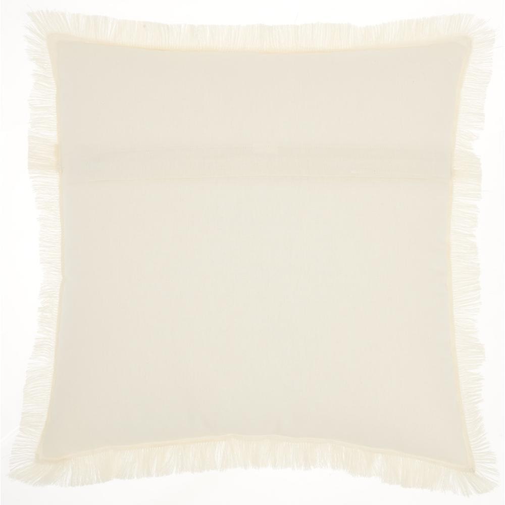 Solid Ivory Contemporary Throw Pillow - 386344. Picture 2