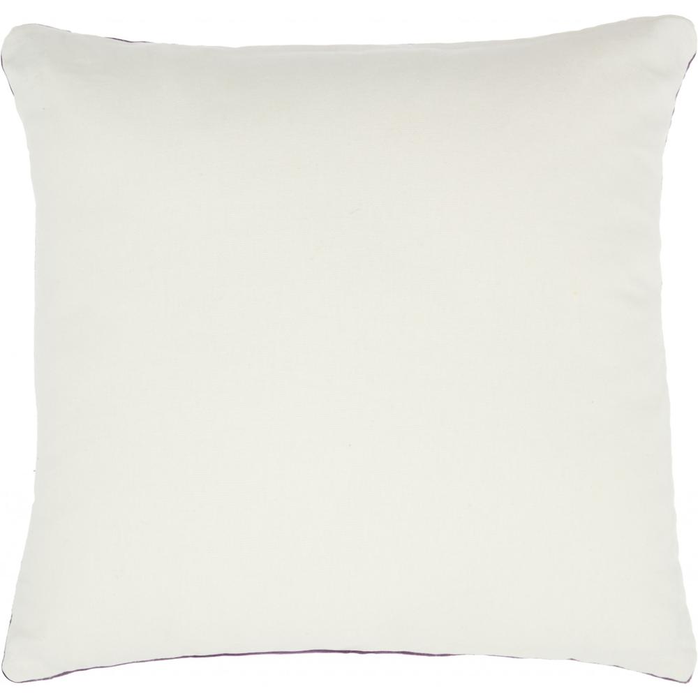 Purple Velvet Modern Throw Pillow - 386355. Picture 2