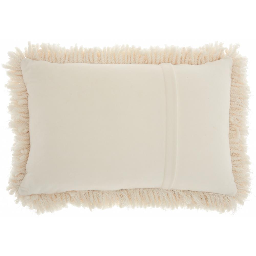 Cream Kubby Plush Lumbar Throw Pillow - 386394. Picture 2