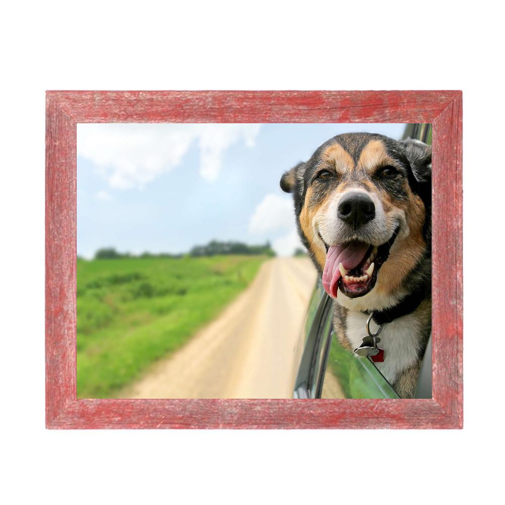 24" x 30" Rustic Farmhouse Red Wood Frame - 386550. Picture 3