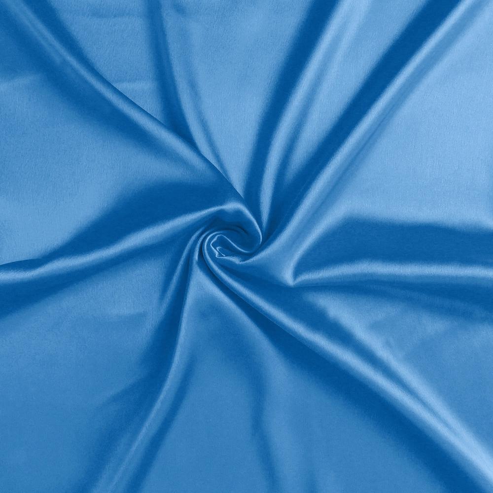 Bright Blue Dreamy Set of 2 Silky Satin King Pillowcases - 387844. Picture 6