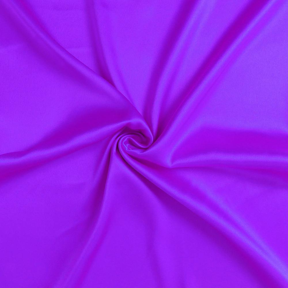 Bright Purple Dreamy Set of 2 Silky Satin Standard Pillowcases - 387878. Picture 6