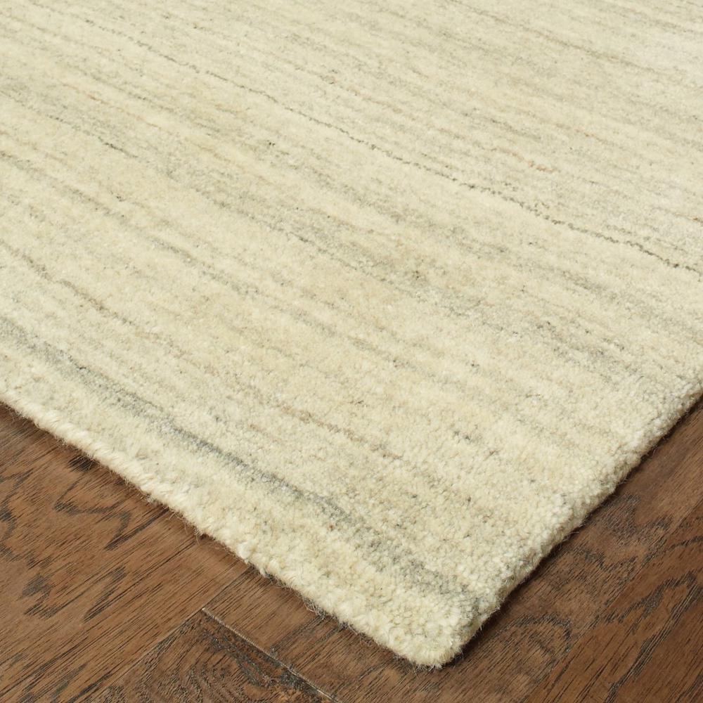 3’ x 8’ Two-toned Beige and GrayRunner Rug - 387952. Picture 2