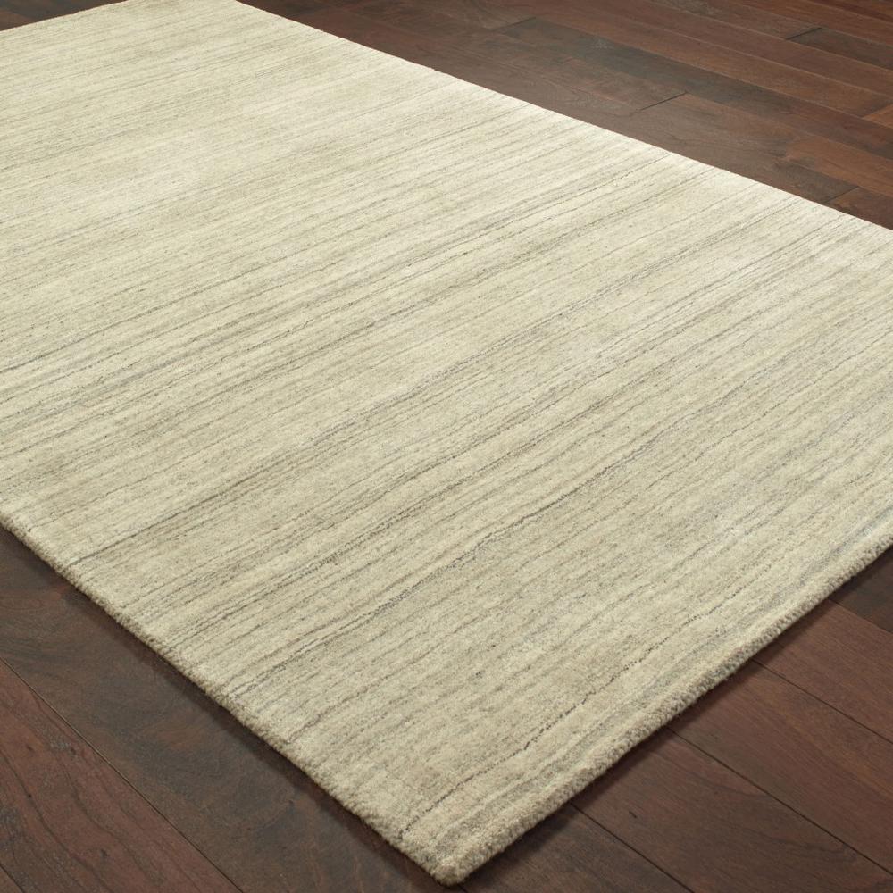 4’ x 6’ Two-toned Beige and GrayArea Rug - 387953. Picture 3