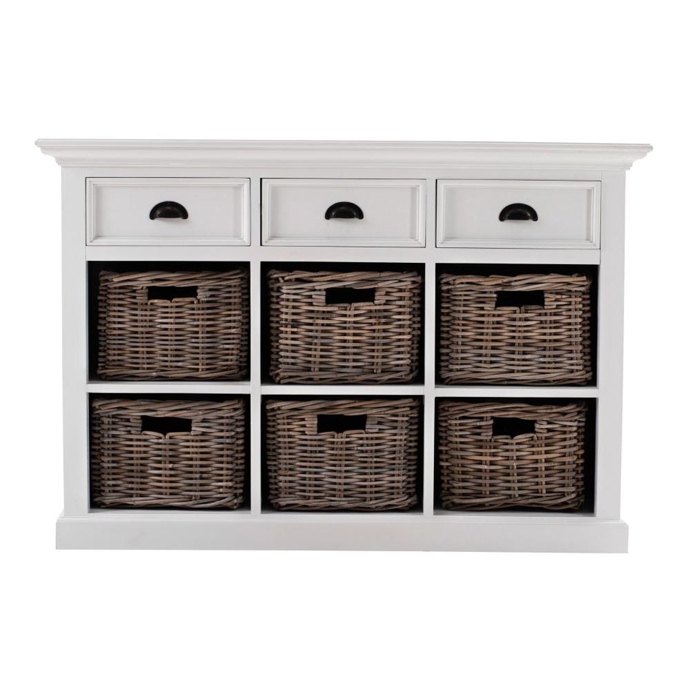 Modern Farmhouse Buffet Server with Basket Set - 388213. Picture 1