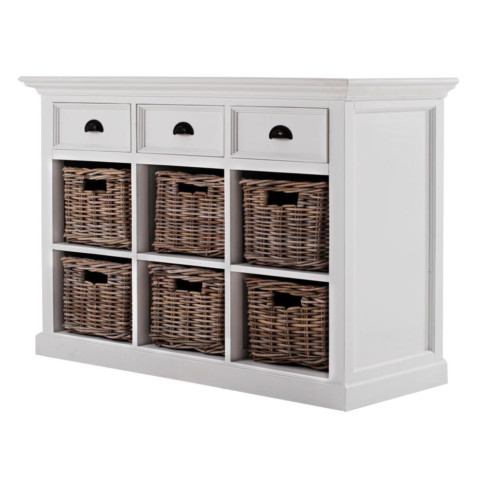 Modern Farmhouse Buffet Server with Basket Set - 388213. Picture 2