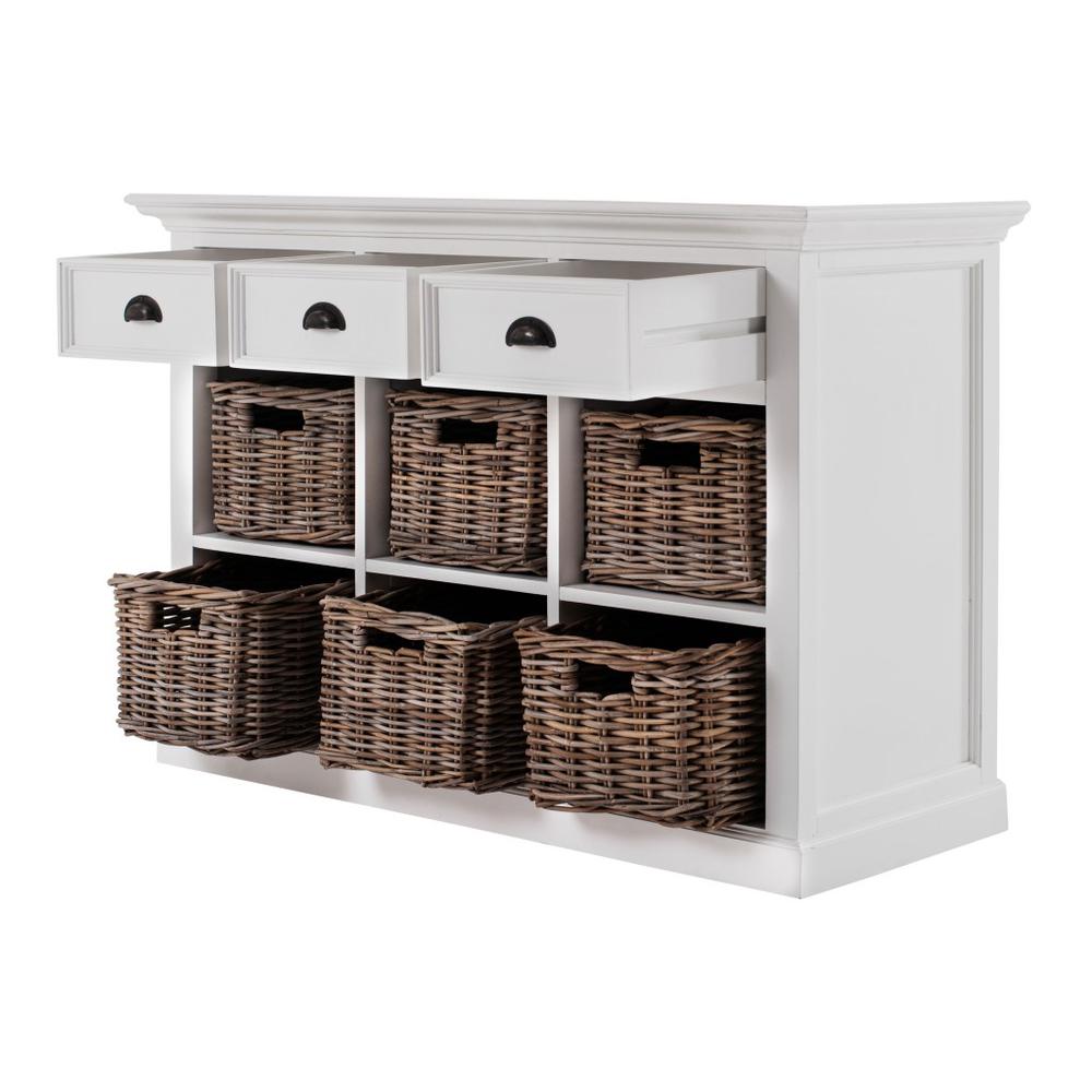 Modern Farmhouse Buffet Server with Basket Set - 388213. Picture 3