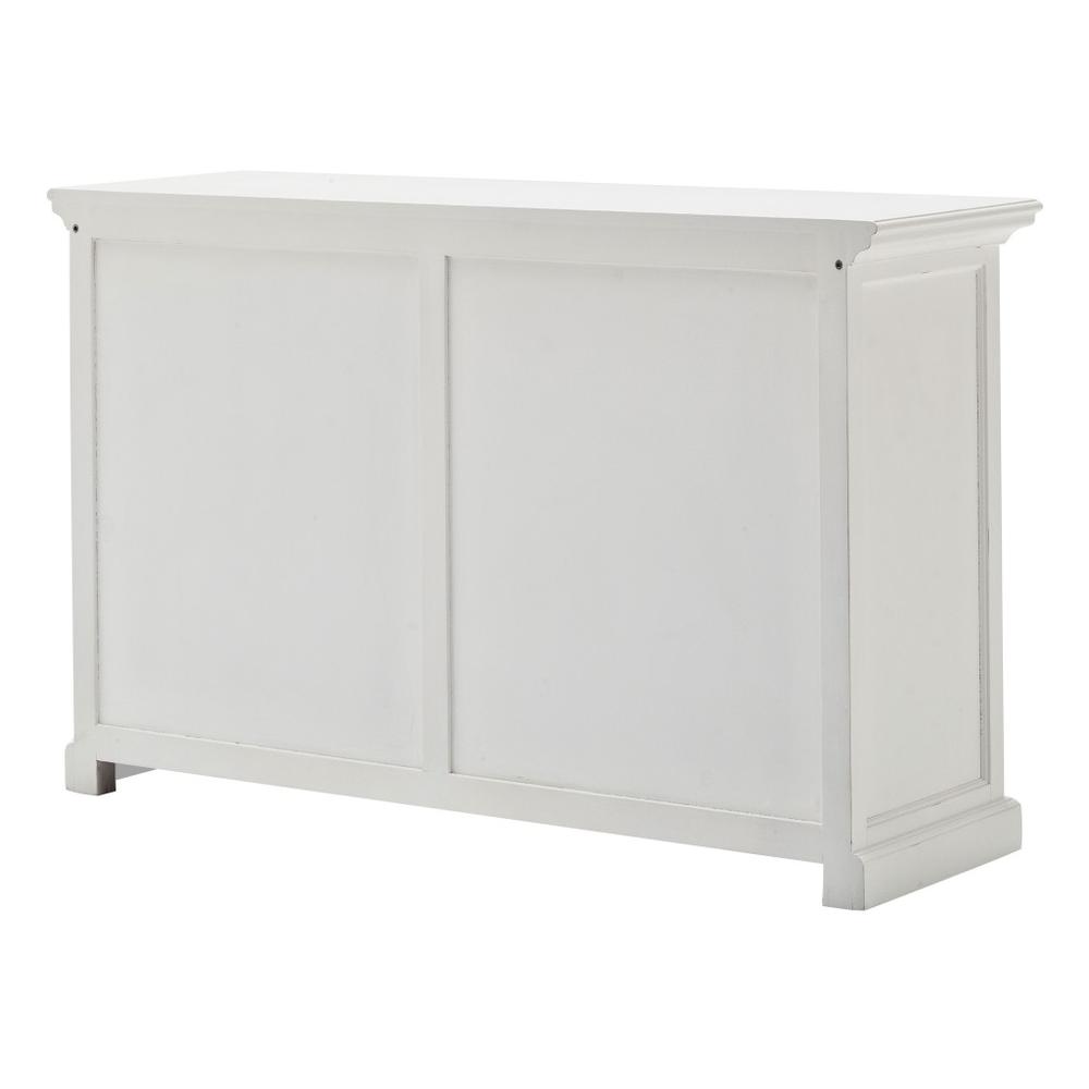 Modern Farmhouse White Buffet Server with Sliding Doors - 388215. Picture 4