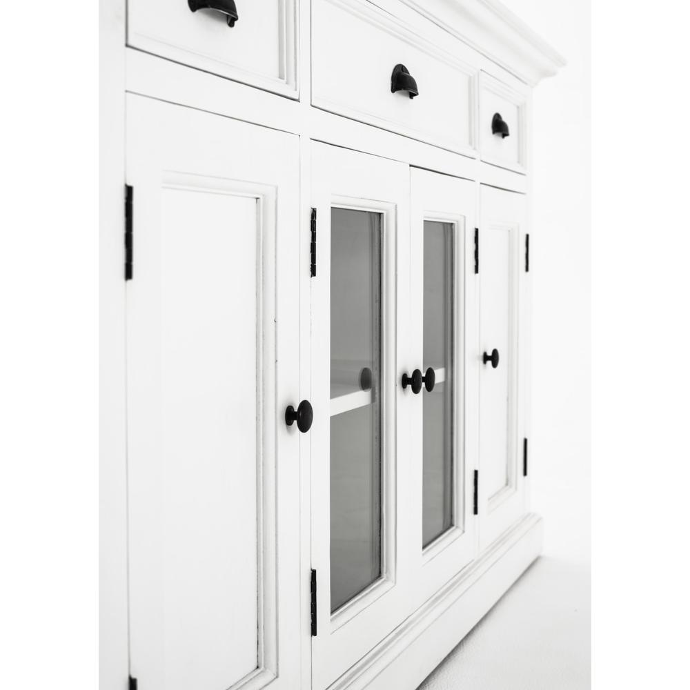 White Accent Cabinet with Glass Doors - 388223. Picture 4