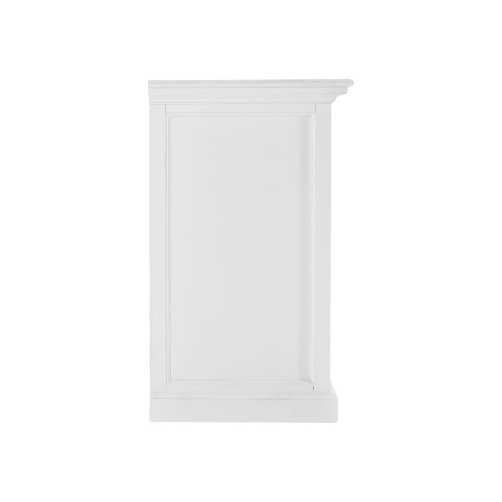 White Accent Cabinet with Glass Doors - 388223. Picture 6