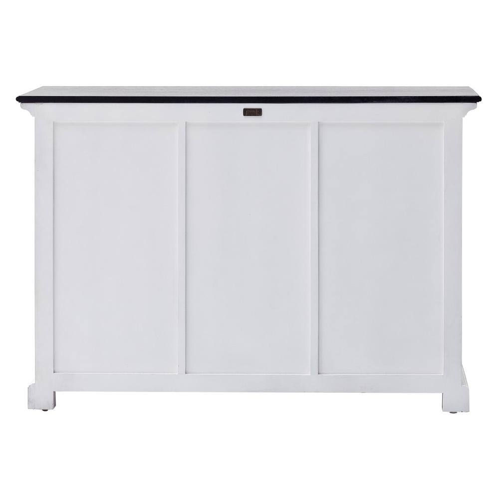 Modern Farmhouse Black and White Large Accent Cabinet - 388230. Picture 3