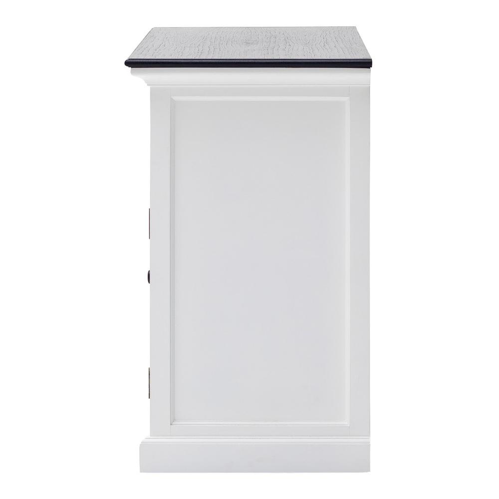 Modern Farmhouse Black and White Large Accent Cabinet - 388230. Picture 4