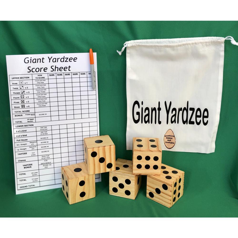 Large Outdoor Yardzee Dice Game Set - 388472. Picture 1