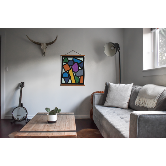 8" x 10" Contemporary Elementary Abstract Wall Art - 388519. Picture 4