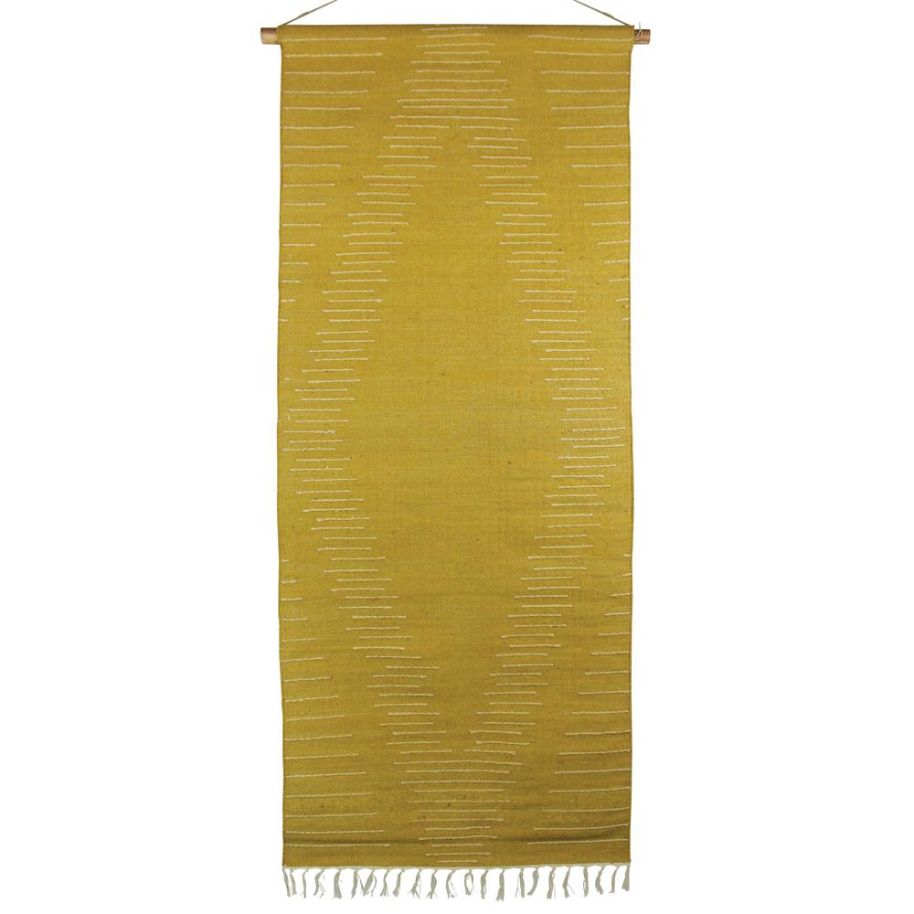 Yellow Ochre Jute Wall Hanging - 388887. Picture 1