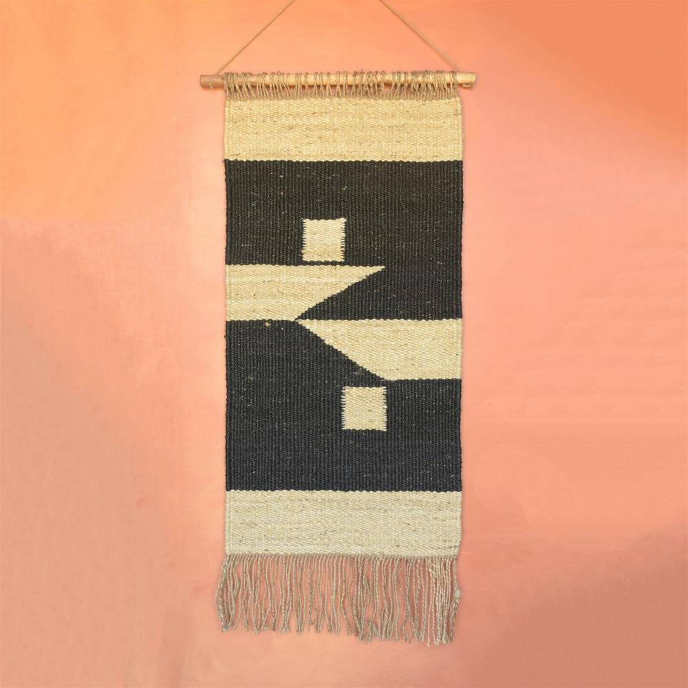 Black and Gold Bohemian Wall Hanging - 388895. Picture 4