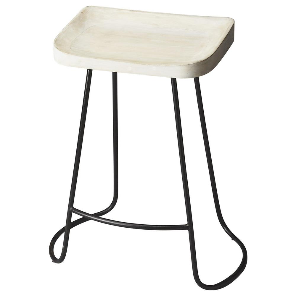 Backless Wood Counter Stool Multi-Color. Picture 1