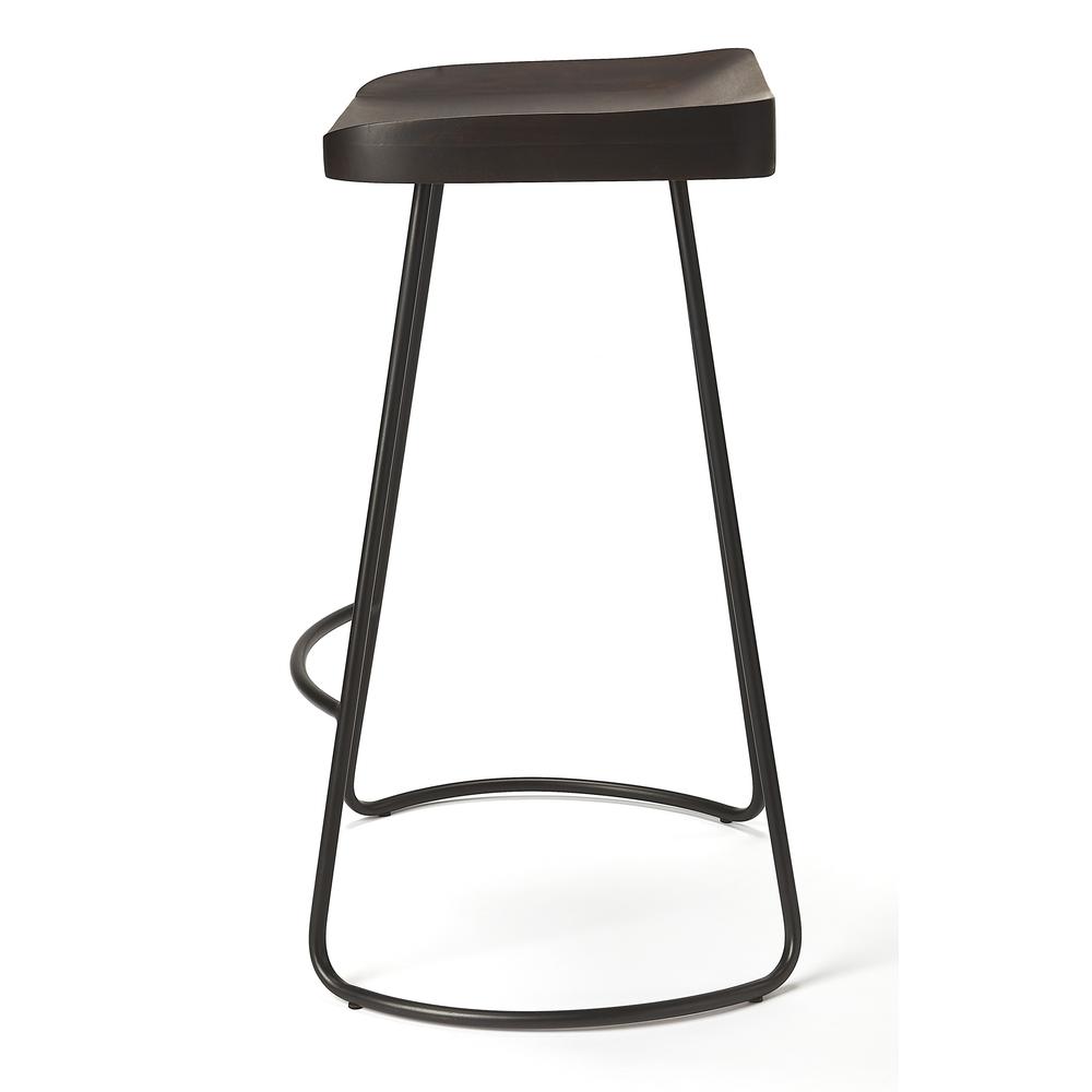 Coffee Counter Stool Dark Brown. Picture 5