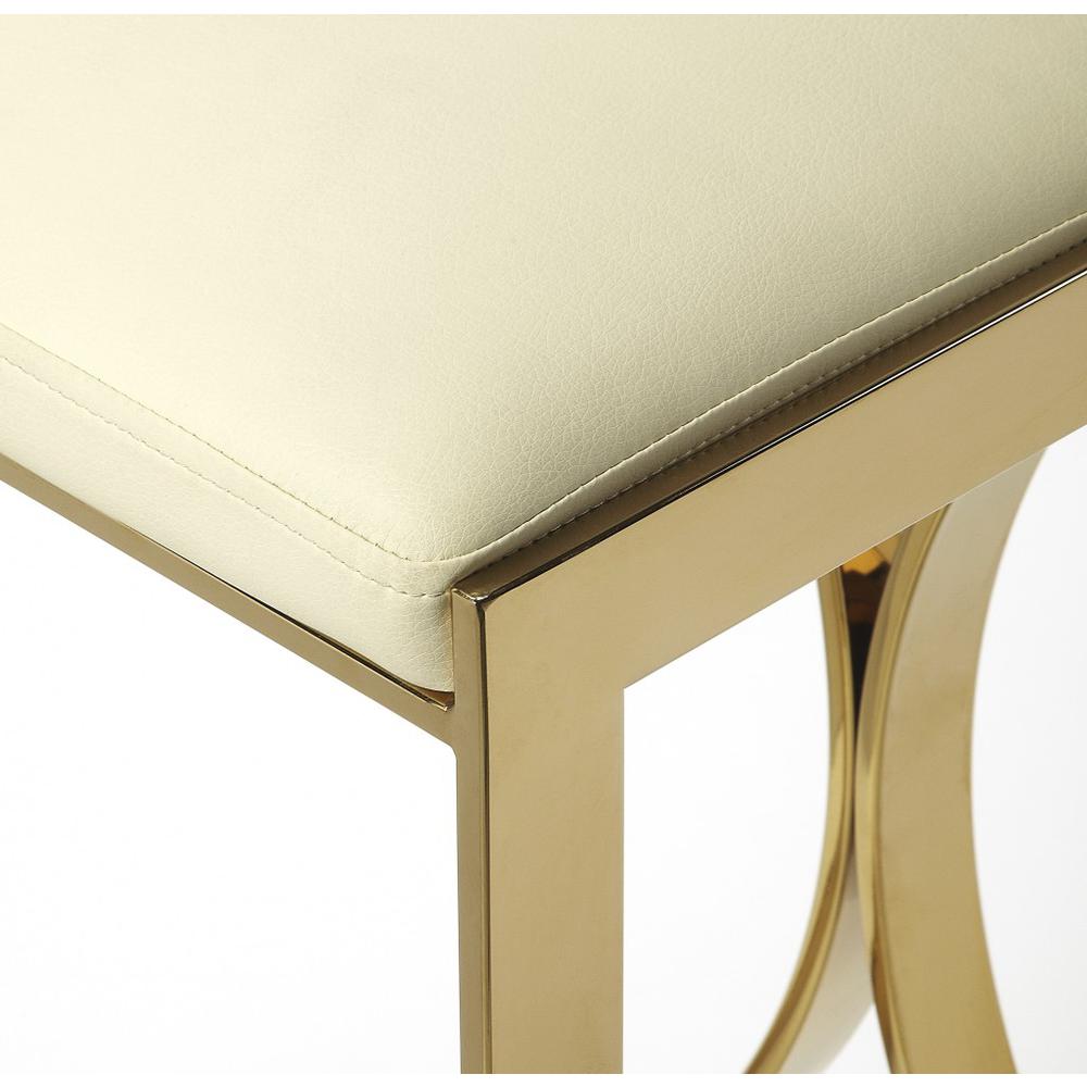 Gold Plated Counter Stool Gold. Picture 4