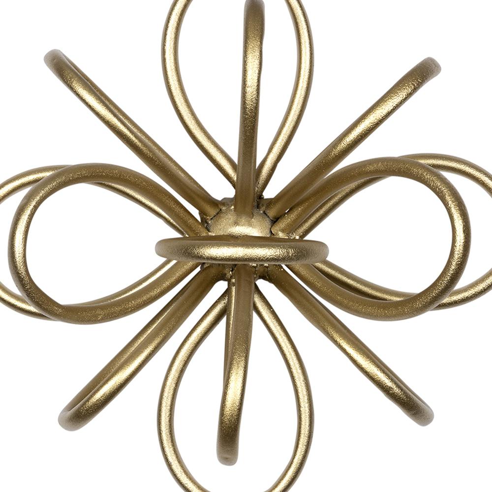 Set of Three Gold  Metallic Starburst Wall Décor Gold. Picture 3