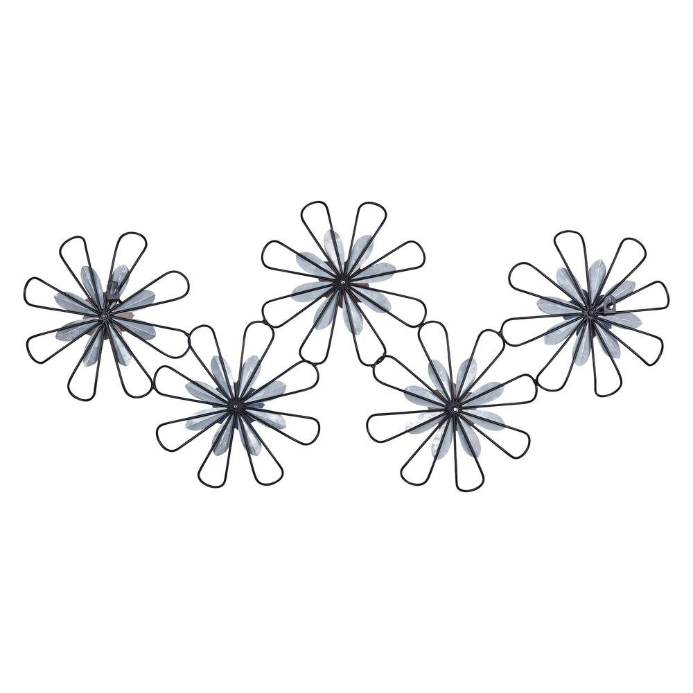Wire Metal Floral Wall Décor Multi. Picture 5