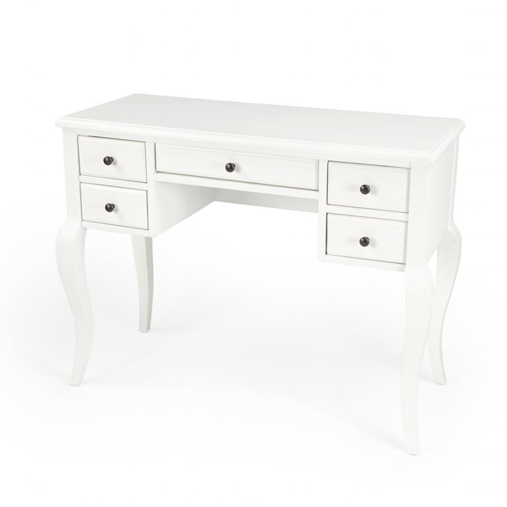 Cottage White Writing Desk White. The main picture.