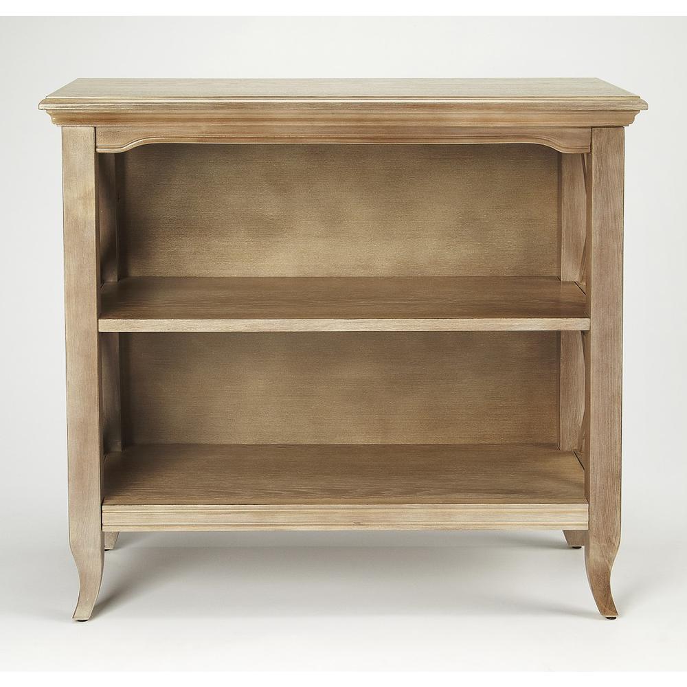 Newport Driftwood Low Bookcase. Picture 4