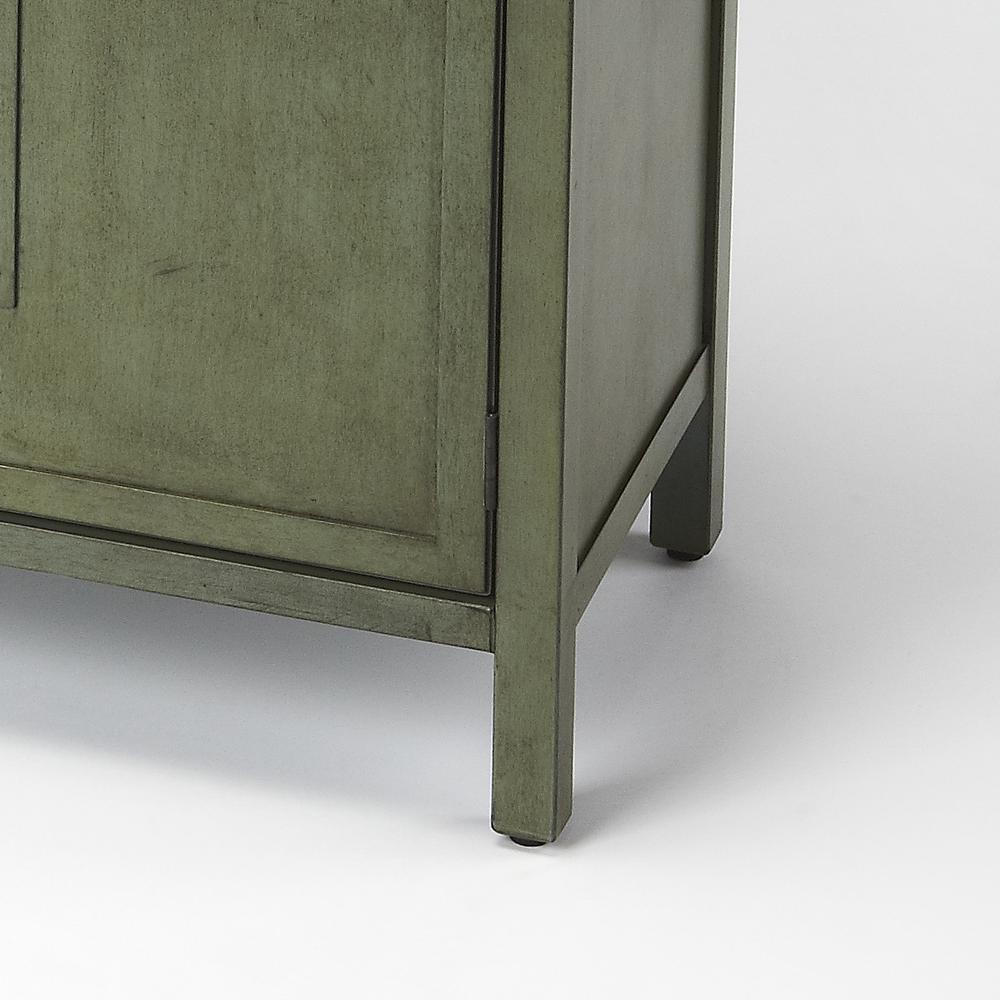 Imperial Green Console Cabinet Green. Picture 4