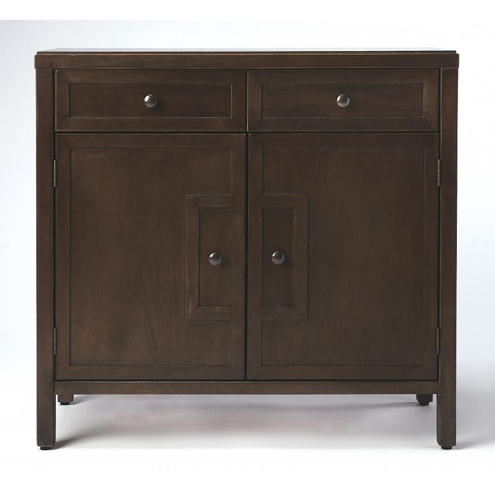 Imperial Coffee Console Cabinet Dark Brown. Picture 5