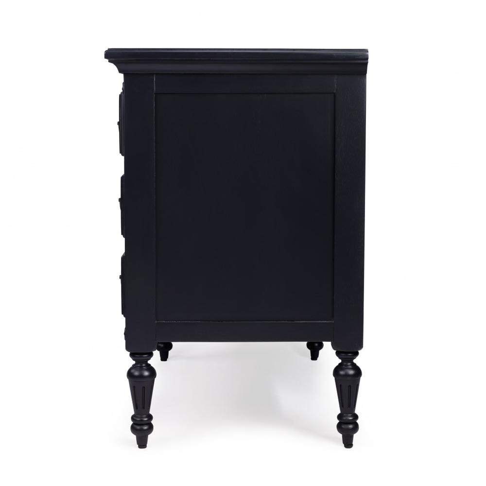 Easterbrook Black 4 Drawer Chest Black. Picture 4