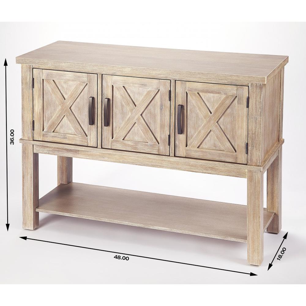 Chateau Urban Gray Buffet Natural Wood. Picture 8