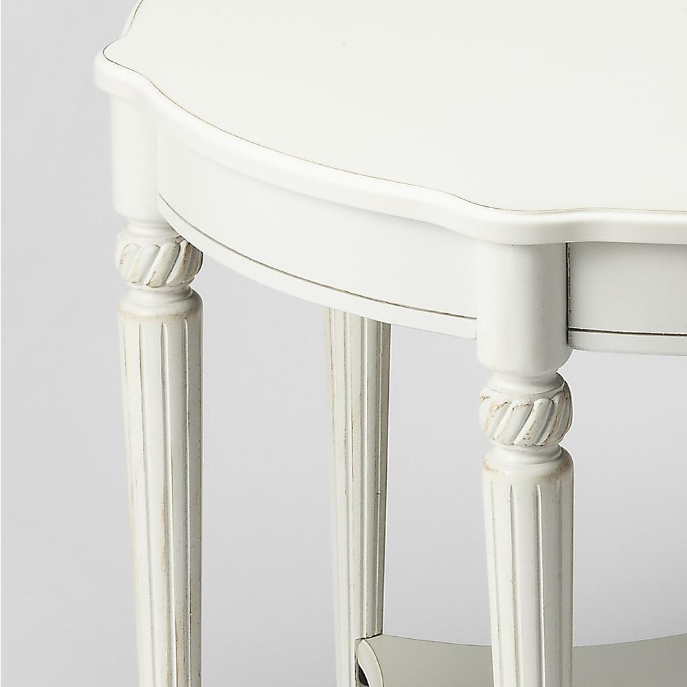 Cottage White Accent Table. Picture 1
