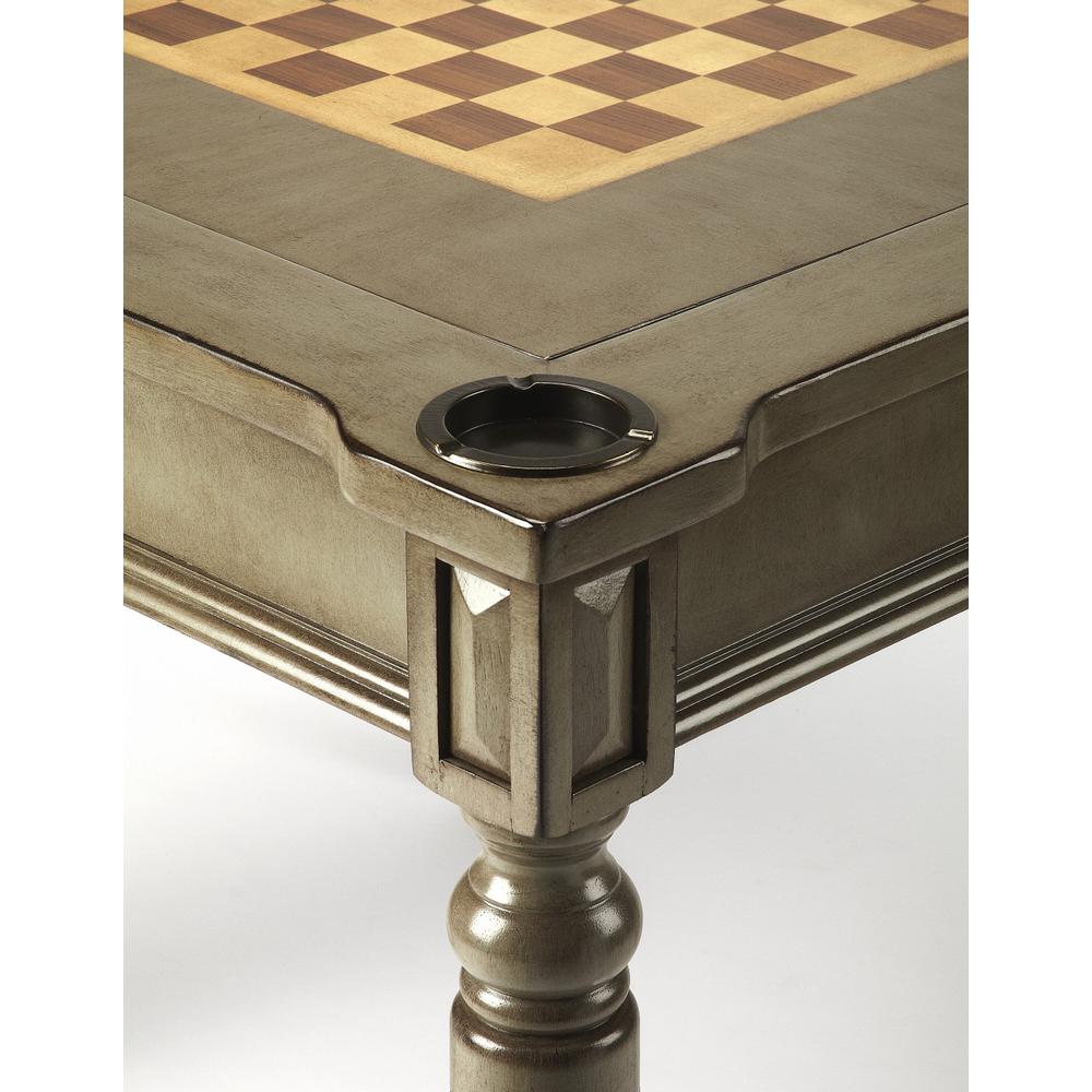 Silver Satin Multi Game Table. Picture 3