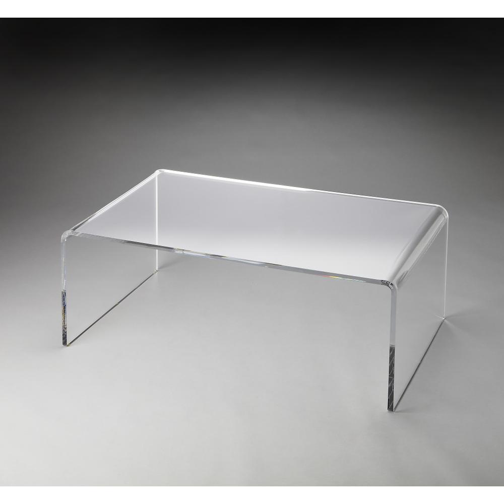 Clear Acrylic Coffee Table. Picture 3