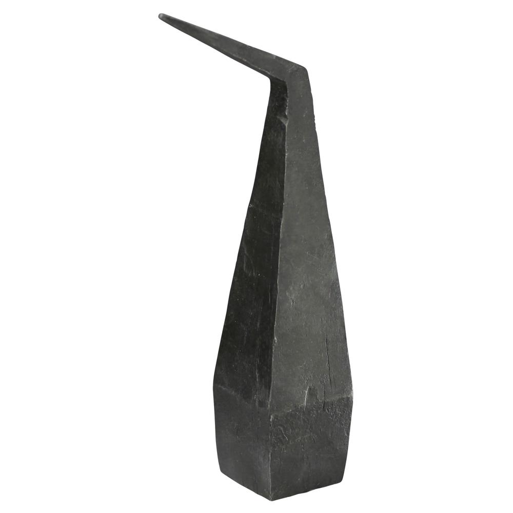 Jumbo Contemporary Bird Sculpture Black. Picture 1