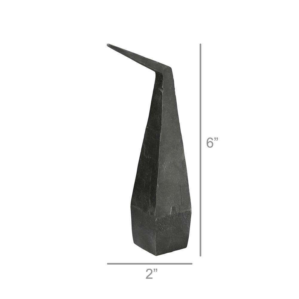 Jumbo Contemporary Bird Sculpture Black. Picture 2