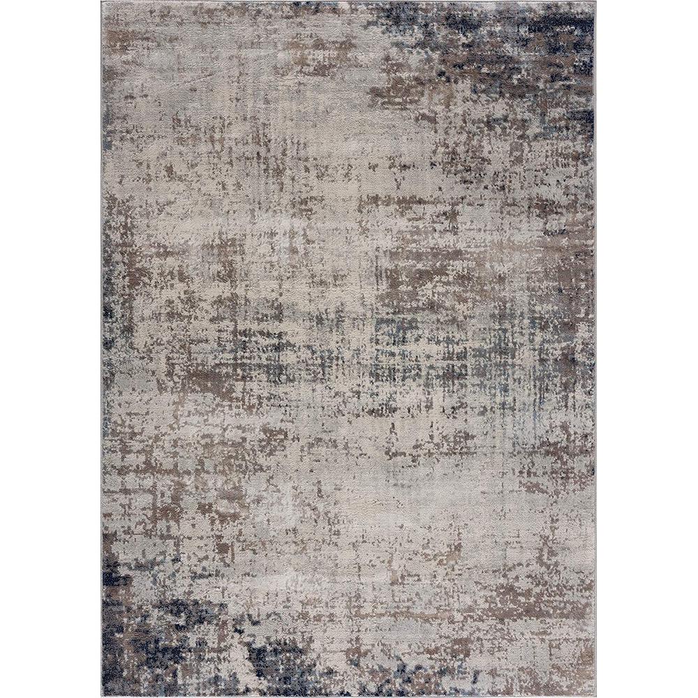 2’ x 15’ Navy Blue Distressed Striations Runner Rug Navy. Picture 7