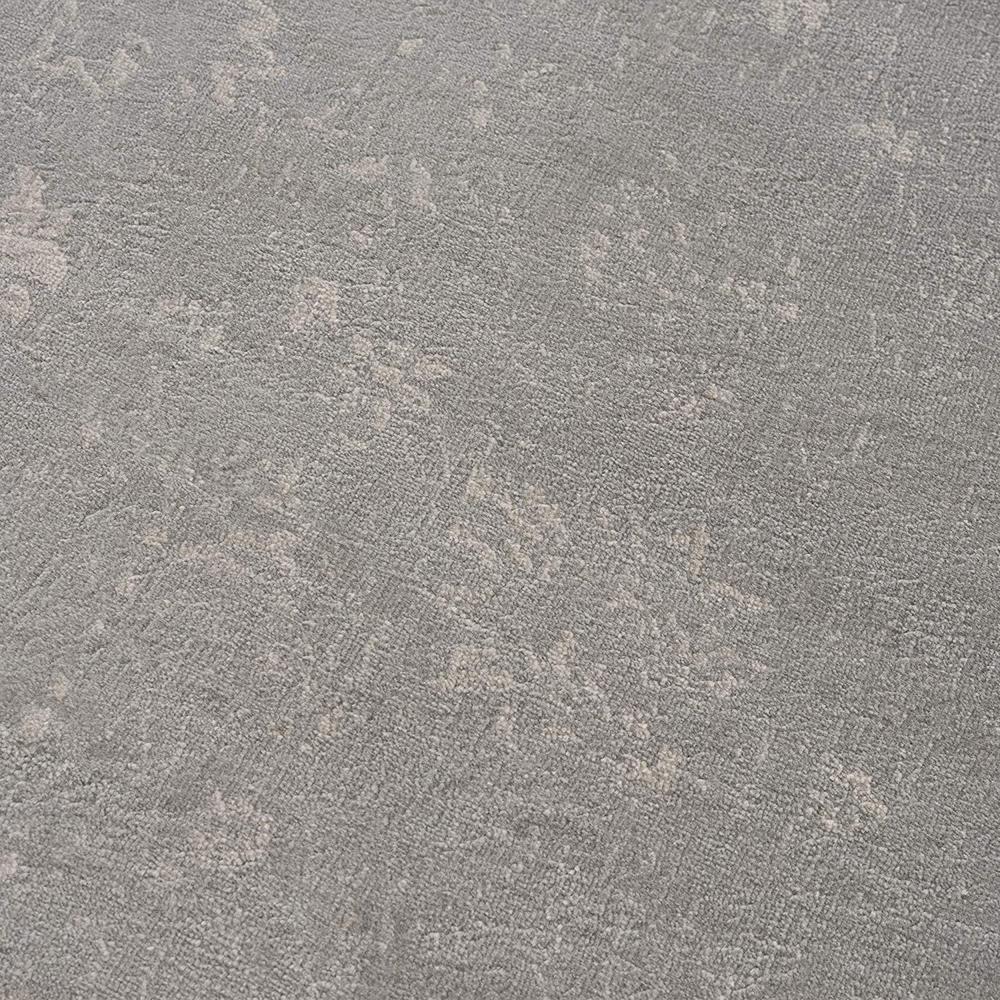 4’ x 6’ Modern Gray Distressed Area Rug Grey. Picture 3