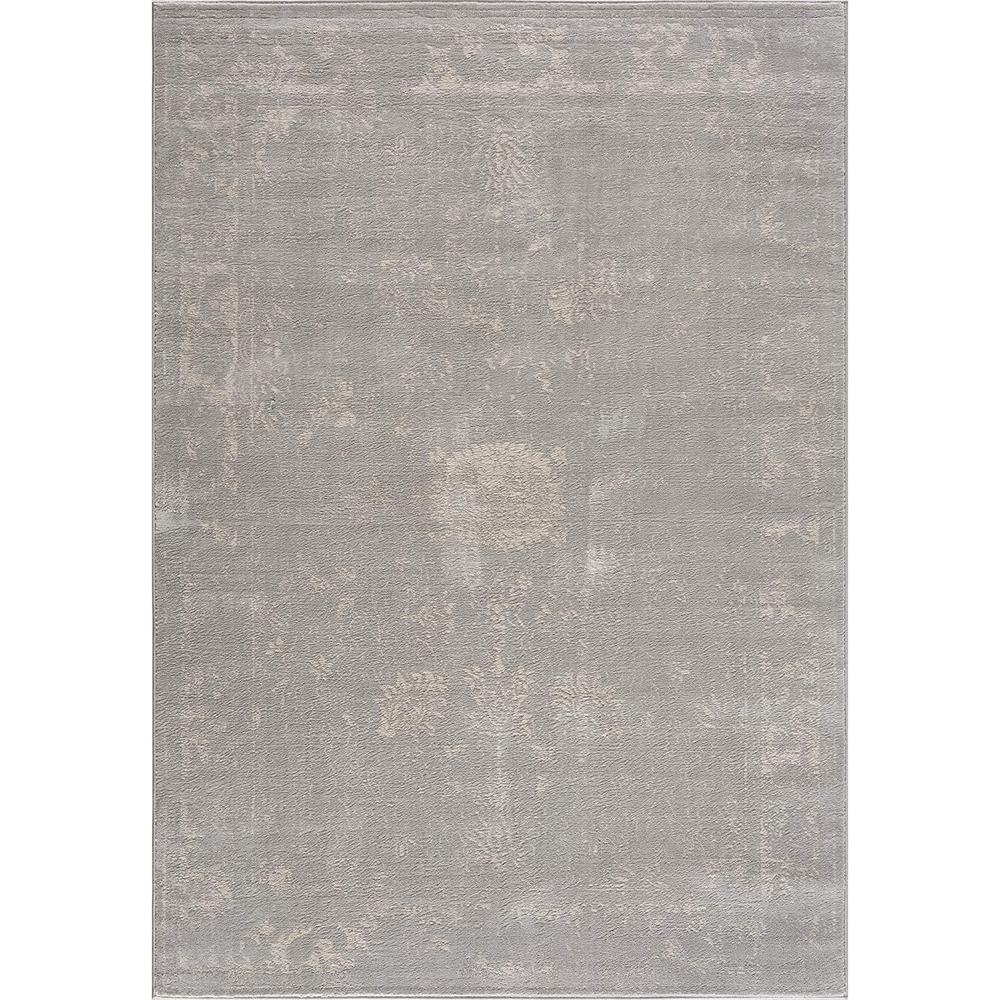 4’ x 6’ Modern Gray Distressed Area Rug Grey. Picture 7