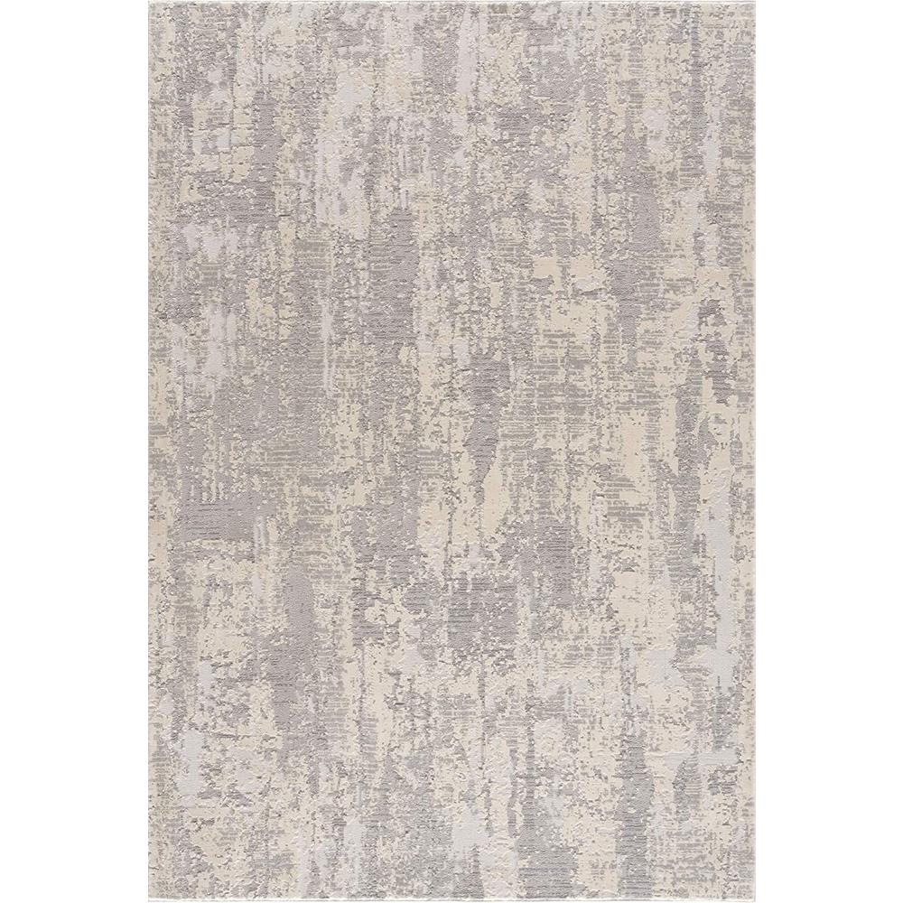 4’ x 6’ Gray Metro Modern Abstract Area Rug Grey. Picture 2