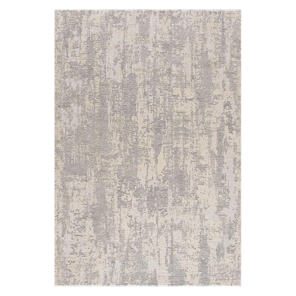 4’ x 6’ Gray Metro Modern Abstract Area Rug Grey. Picture 7