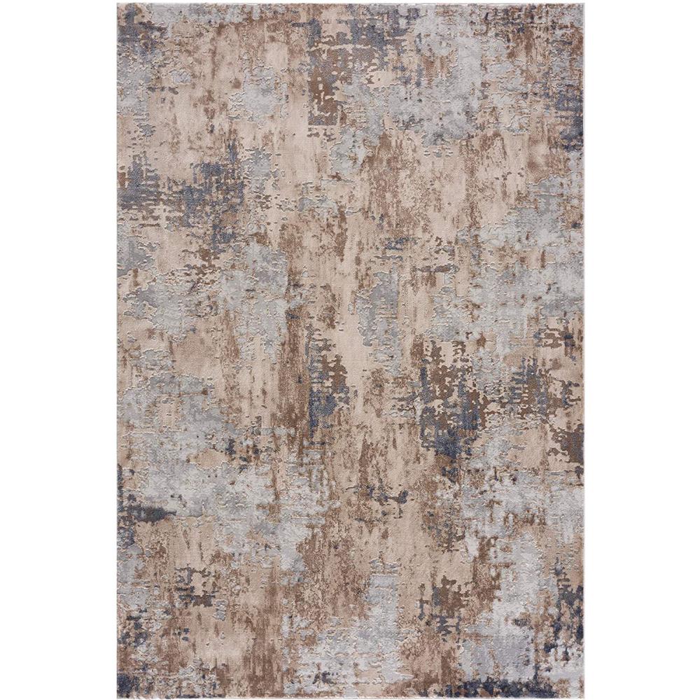 5’ x 8’ Beige and Ivory Abstract Area Rug Beige. Picture 9