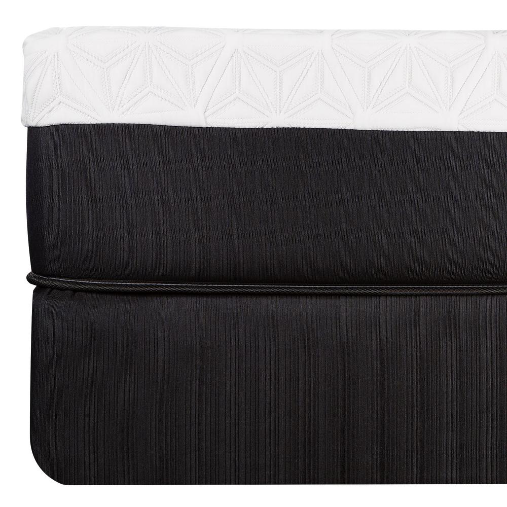 11.5" Lux Copper Infused Gel Memory Foam and High Density Foam Mattress Twin XL White and Black. Picture 4