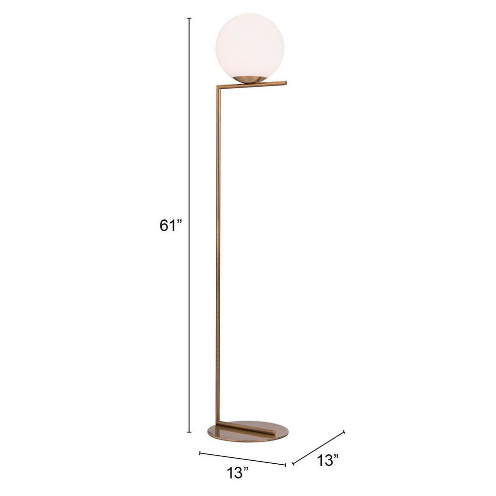 Brass Balance Floor Lamp. Picture 8