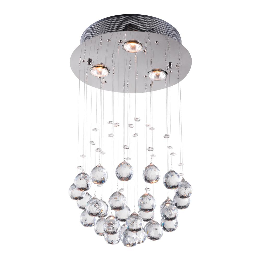 Rain Drops Ceiling Lamp Clear. Picture 1