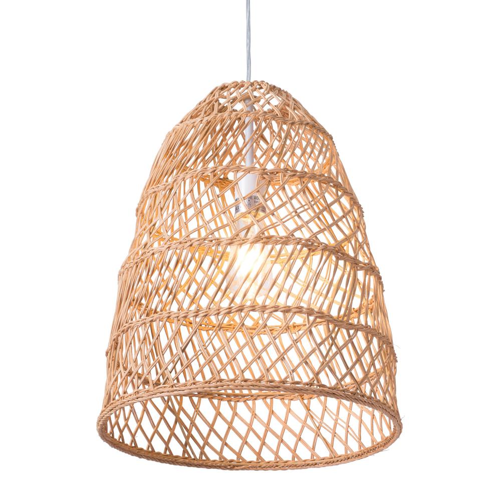 Natural Basket Ceiling Lamp Natural. Picture 1