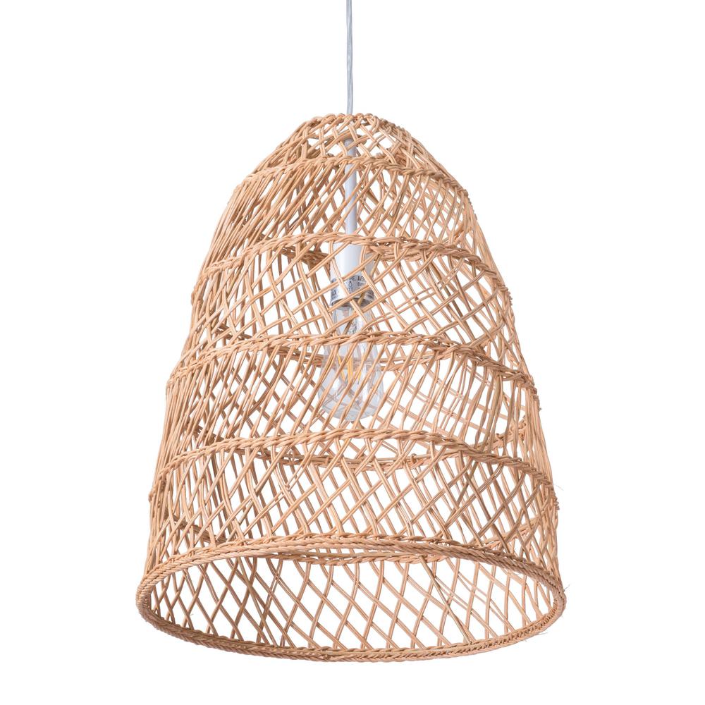 Natural Basket Ceiling Lamp Natural. Picture 2